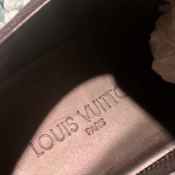 LOUIS VUITTON Monogram Idylle Black Leather Canvas Sneakers LV 2004 RARE Size 39 - Picture 9 of 14